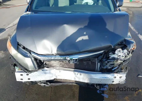 2012 Honda Civic Lx z USA, uszkodzony, nr VIN 2HGFB2F51CH573817